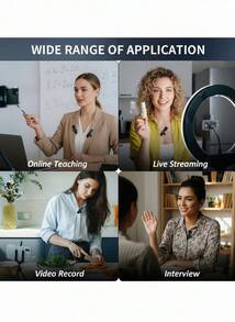 JMMO Professional Wireless Clip-On Lavalier Microphone - Compact USB-C Design For Smartphones And Laptops, Ideal For Video Recording, Live Streaming, Interviews And Vlogging, Includes Rechargeable Battery, Recording Microphone | Compact Clip-On Microphone | Beige Foam Windscreen, Wireless Mini Clip-On Lavalier Microphone System