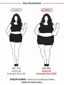 SHEIN CURVE+ مجموعة من فستان مطبوع بالألعاب النارية وكارديجان بأكمام طويلة للمرأة البدينة، مع أربطة قابلة للتعديل في الخصر والذيل المنفرج، 2 قطعة