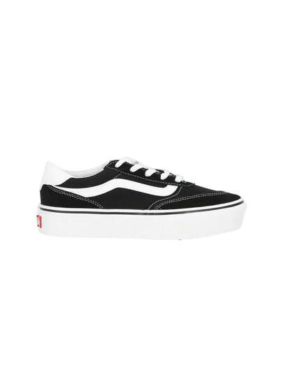 Vans Brooklyn Ls Platform Women's Sneakers Black White VDC4 BA2