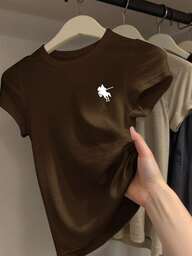 INAWLY เสื้อยืดแขนสั้นพิมพ์ลายอัศวินลำลองสำหรับผู้หญิง, ฤดูร้อน