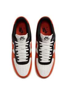 Nike 空军一号 '07 LV8 男士运动休闲鞋 黑色/复古珊瑚色 HQ4987 - 黑色/幻影色/淡象牙色/復古珊瑚色 - 查看 5