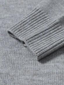 Chillumni 男士休闲纯色针织毛衣，秋冬