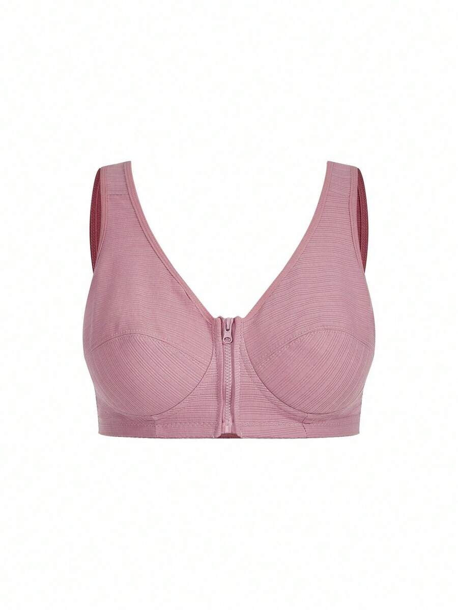 Moonlight&Mama 1pc Maternity Underwear With Front Zipper - Dusty Pink - View 1