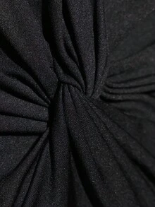 Cravure 大码优雅时尚的秋季女装 - 黑色 - 查看 8