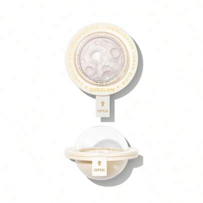 SHEGLAM Lunar Glow Highlighter-Vanilla Frost Multi-Dimensional Shine Highlighter Powder High-Shine Finish Blue-Green Reflective Sheen Multi-Use Glow Face Makeup Brand Beauty Makeup Cosmetic For Women Girls Perfect For Fall Winter Ideal For Y2K Fancy Fashion Suitable For Birthday Present Halloween Party Ready Best Color