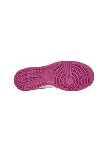DUNK Women's Sneakers White/Hot Fuchsia DD1873-110 - White/Hot Fuchsia - View 3