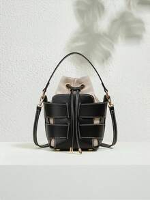 SHECARRY 1PC WOMEN'S FASHION 2 IN 1 SHOULDER & CROSSBODY BAG FOR COMMUTING & EVERYDAY USE