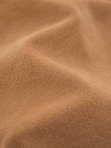 Aalyst 25+ Vintage Women Elegant Solid Color Asymmetric Shawl Collar Cape Coat Woolen Jacket Criss-Cross Perforated Poncho, Suitable For Work Commute, Fashion Autumn/Winter