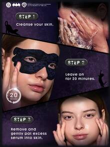CATWOMAN™ | SHEGLAM Midnight Veil Eye Mask - Black - View 5