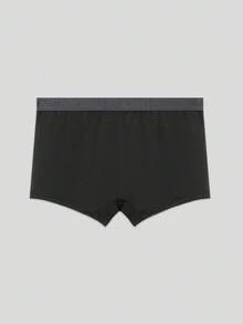 Men's Letter Waistband Elastic Waist Casual Boxer Briefs - Multicolor - View 2