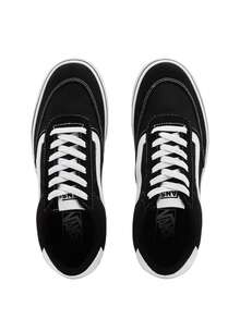 Vans 经典舒适休闲时尚撞色系带运动鞋 - 黑與白 - 查看 3