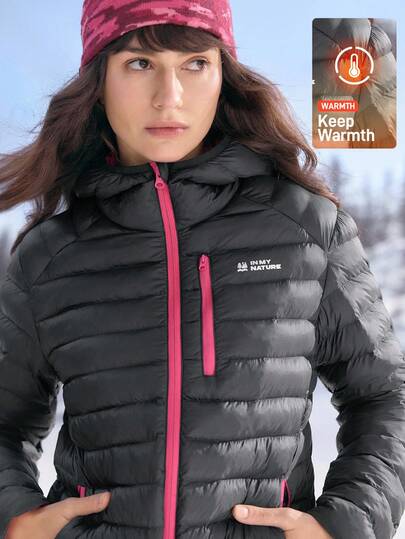 In My Nature Women's Versatile Hooded Jacket For Outdoor Winter