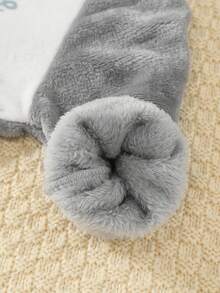 2件套幼儿男童考拉印花双面羊毛长袖上衣和裤子睡衣套装 - 彩色 - 查看 7