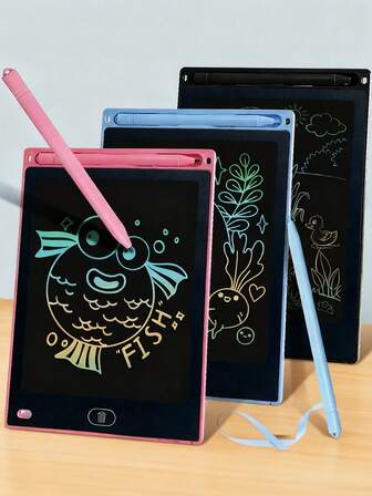 1pc Large Drawing Pad, Helps Kids Unleash Creativity, Equipped With Stylus Pen, Erasable Screen And Educational Entertainment Features, Ideal Gift For Kids Birthday, Easter