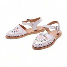 Kids Flat Sandals - White - View 4