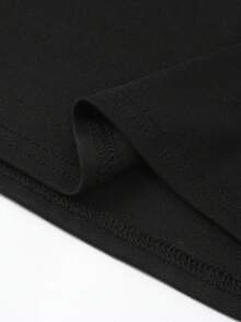 INAWLY قميصان بياقة طاقم وأكمام طويلة بتصميم نحيف للنساء، باللونين الأسود والبني