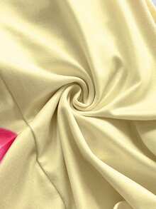 Soleia 女士度假白色针织纹理波浪图案深 V 领露背性感紧身衣，时尚合身，适合派对、约会、下午茶、波西米亚风度假、海滩、夏季服装 - 黃色 - 查看 6