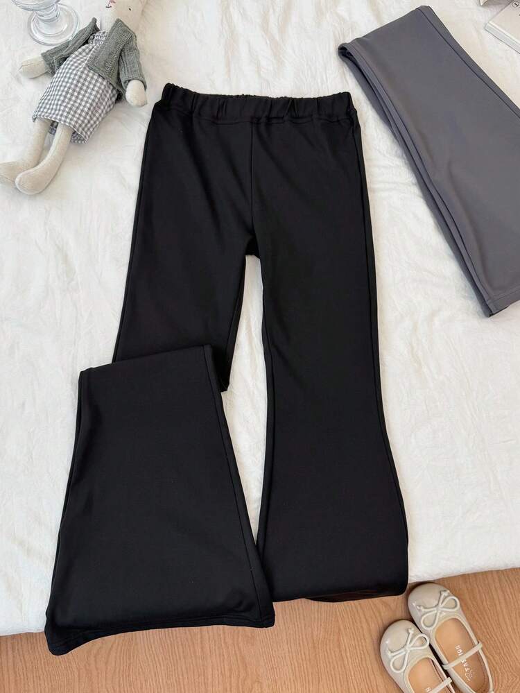 Tween Girls' Daily Casual Solid Leggings Tights