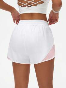 Sovereign Charm 女式拼色拼接运动短裤