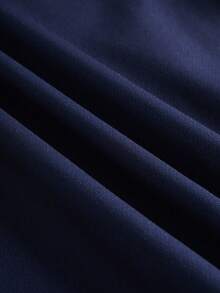 SHEIN | PAW Patrol 男童休闲卡通图案连帽宽松针织户外海军蓝长袖卫衣 - 藏蓝色 - 查看 7