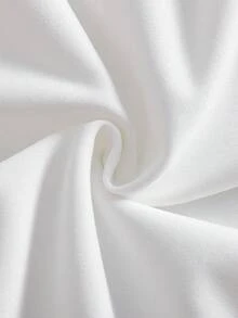 SHEIN 青少年女孩蝴蝶结印花圆领长袖运动衫和黑色迷你裙套装 - 黑與白 - 查看 9