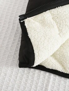 3 件套男婴字母印花柔软针织圆领长袖连帽衫、抽绳裤和无袖背心套装 - 彩色 - 查看 9