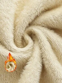 Maija Women's Fleece Denim Coat Winter Long-Sleeved Warm Coat Casual Wear Thanksgiving For Women Christmas