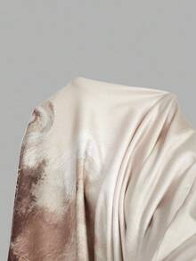 SHEIN MOD Women's Sexy Swing Collar Tie Dye Tie-Dye Bodycon Fishtail Skirt, Fall/Winter ,Casual,Western,Boho,Beach,Vacation,Elegant Outfit For Ladies,Retro,Frenchy Vacay Dress,Terrace Chill,Glamour Dress,Tea Chat Elegance Dress,Chic Autumn,Fall New Style Women