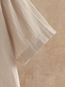 HIMLAND Men's Casual Solid Color Short Sleeve Shirt