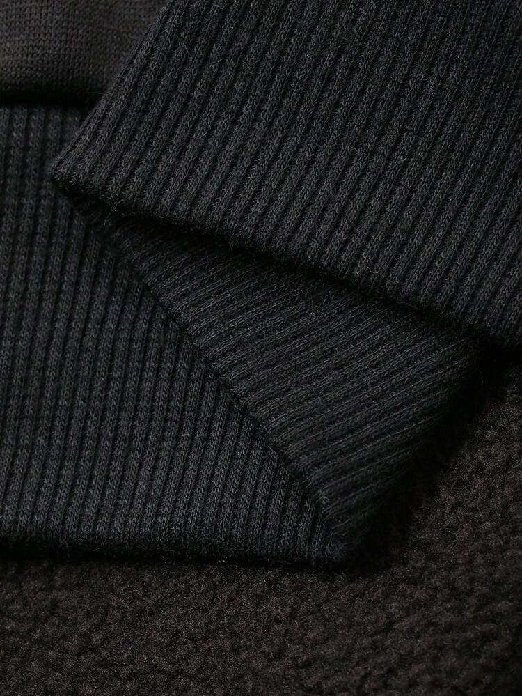 Autumn/Winter Loose Casual Street Style Office Wear Sweatshirt, Shiny Rhinestone Heart Pattern Fashion Sweatshirt For Women