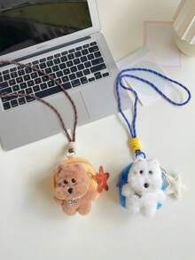 POKOJA LAND Westie Dog Crossbody Bag - Animal Earphone Case & Keychain Pouch For Keys And Coins - Multicolor - View 2