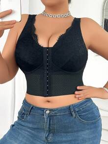 大码女式性感蕾丝边吊带背心