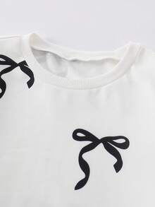 2pcs Women Casual Butterfly Print Crew Neck Long Sleeve Sweatshirt And Skinny Pants Set, Comfortable For Autumn/Winter