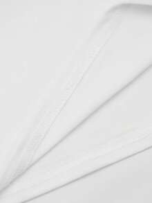 EMERY ROSE 1 Áo thun dài tay thường ngày in khẩu hiệu dành cho nữ, mùa xuân/hè, có thể giặt bằng máy, áo thun nữ, áo dài tay - trắng - Xem 3