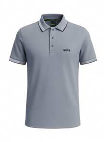 Hugo Boss Men's Polo Shirts Grey - Dark Grey - View 4