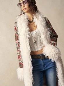 Bohemela 冬季万圣节派对服装 新年服装 女士冬季外套 - 彩色 - 查看 4