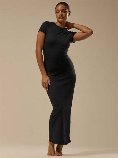 MUSERA ESSENTIALS 柔软如黄油般的短袖修身连衣裙，春夏百搭，可爱休闲，适合度假、伊比沙岛假日、秋季、返校季、冬季、圣诞节派对、感恩节等场合，尽显时尚魅力。