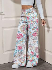 SHEIN Tall Women's Dark Casual Versatile Elegant Straight-Leg Jeans