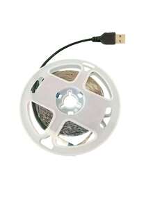 SHEIN 1pc Warm-Toned LED Strip Light, USB Powered, Solid Color Light, Flexible LED Decorative Light, 1m/2m/3m/5m, Not Waterproof, Suitable For Bedroom, Kitchen, Home Decor, TV/Computer Backlight (No Remote Control) - Warm color - View 11