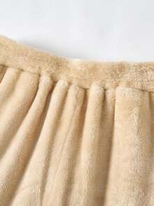 JNSQ Pantalon maxi casual en polaire épaisse et oversize pour préadolescentes, convient pour le port quotidien, les activités extérieures, les vacances, le streetwear, les fêtes et les loisirs