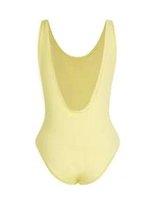 Calvin Klein Girls' Swimsuit Elfin Yellow - Yellow - View 2