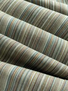 Comfortcana Cotton Linen Textured Striped Drawstring Waist Comfortable Casual Plus Size Pants - Green - View 8