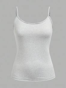 SHEIN EZwear 4件套休闲简约女士吊带背心，适合夏季 - 彩色 - 查看 4