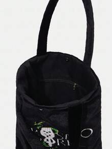 HARRY POTTER X SHEIN Bolso de mano para mujer - Negro - Ver 6