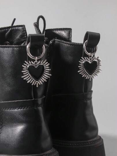 Goth 2 pièces Clips de chaussure vintage avec charm papillon animal, convient aux hommes et aux femmes en automne