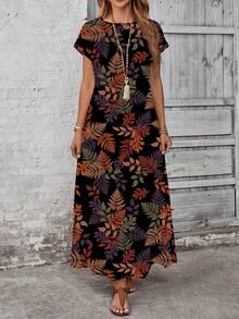 EMERY ROSE Vestido de verano para mujer de estilo minimalista y versátil - Multicolor - Ver 3