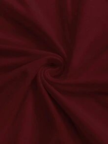 Rina Fox Women Simple Solid Color Polo Collar Short Sleeve T-Shirt, Summer Burgundy Top