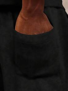 Quần jogger SUMWON Essential Heavyweight Panelled Super Skater thoải mái, năng động, thích hợp mặc hàng ngày vào mùa đông và mùa thu. - màu đen - Xem 6