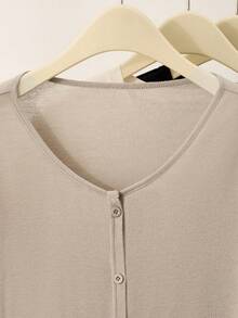 Franclia 大码女式纯色简约长袖轻便夹克，日常穿着