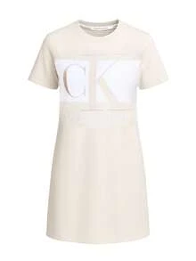 Calvin Klein Women's Short Dresses Beige - Beige - View 4